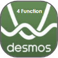 icon of Desmos logo and 4 function